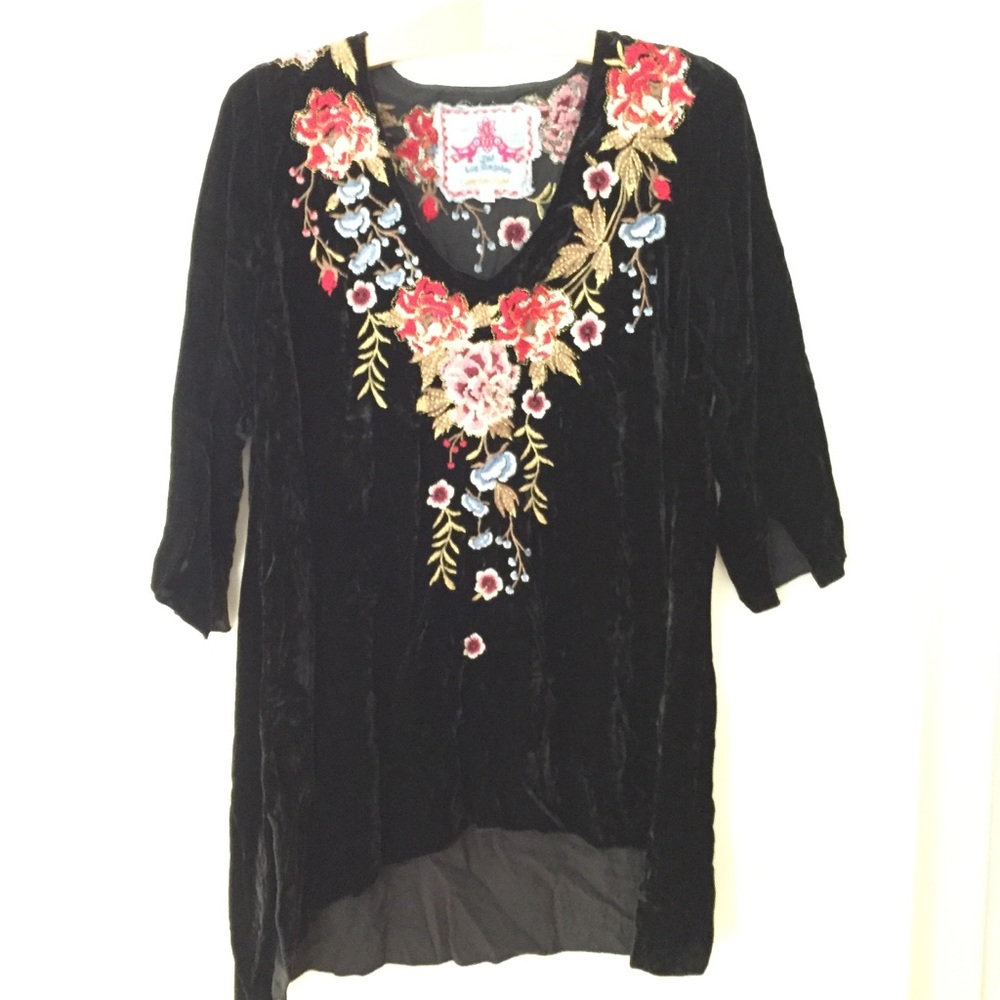 Velvet blouse